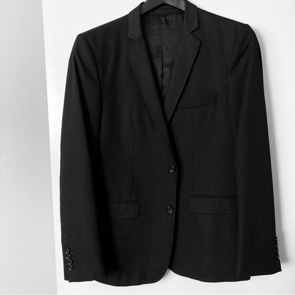 Zara Suits & Blazers Zara Man Basic Black Two Button Suit Jacket